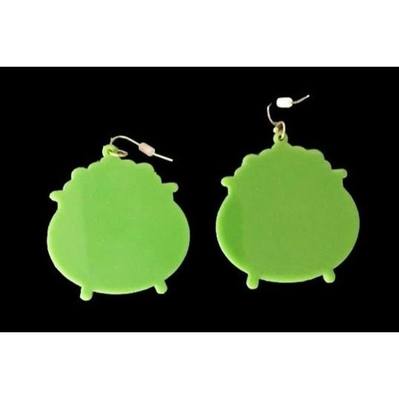 Pot of Gold Earrings Shamrocks St Patrick's Day Parade Party Dangle Hook… - Picture 9 of 9